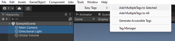 Add Multiple Tags to Selected
